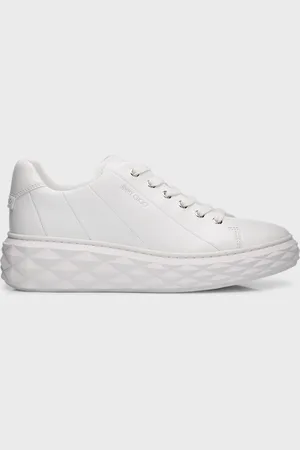 Jimmy Choo Diamond Leather Low-Top Sneakers