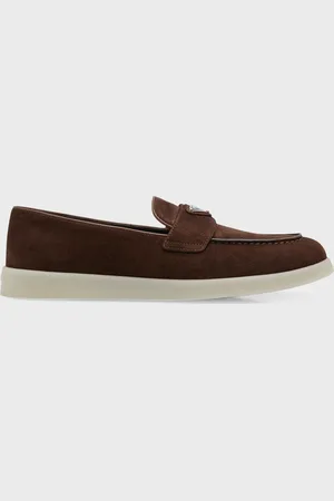 Prada Saint Tropez Suede Loafers