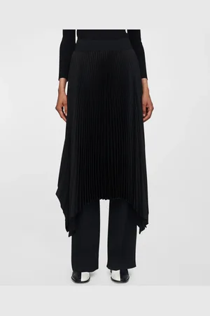 Joseph Ade Pleated Handkerchief Midi Skirt