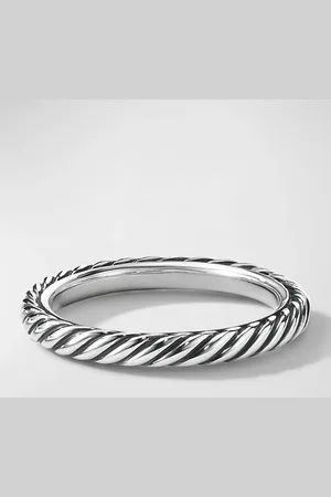 David Yurman Cable Collectibles Band Ring in Silver, 3mm