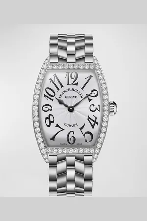 FRANCK MULLER Ladies Curvex Stainless Steel Diamond Watch