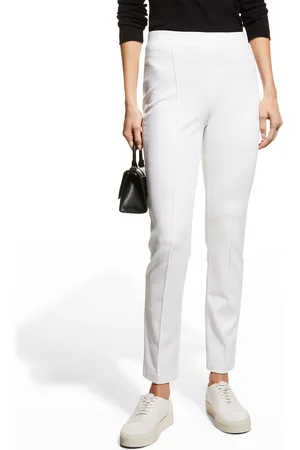 ROSETTA GETTY Slim-Leg Crop Pull-On Pants