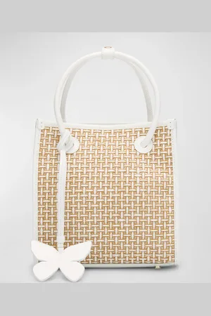 SOPHIA WEBSTER Mini North-South Raffia Tote Bag