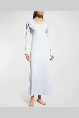 Hanro Pure Essence Long-Sleeve Nightgown