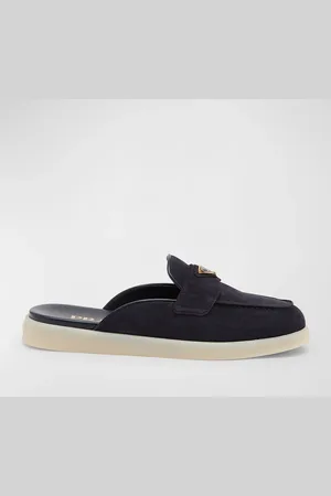Prada Saint Tropez Suede Mules