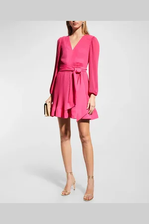 Milly Liv Pleated Fit-&-Flare Dress