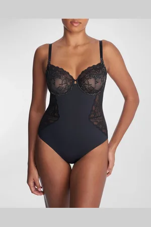Natori Statement Sleeveless Lace Bodysuit