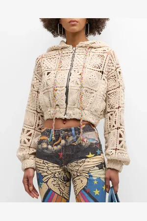 Cout de la Liberte Gina Cropped Zip Hoodie