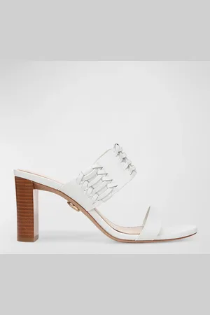 VERONICA BEARD Georgie Woven Dual-Band Slide Sandals