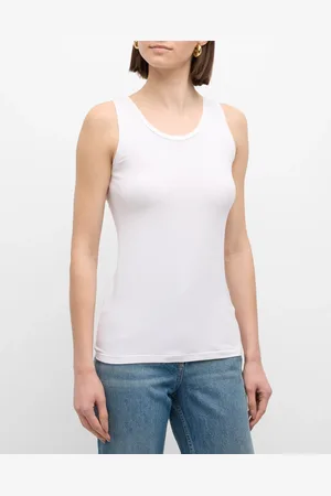 Majestic Soft Touch Scoop-Neck Tank