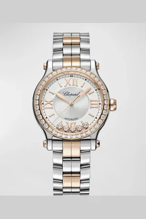 Chopard Happy Sport 33mm 18K Rose Gold & Steel Diamond Watch