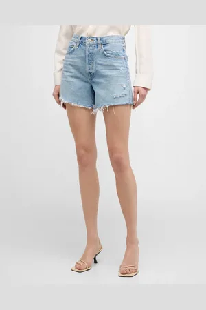 AGOLDE Parker Long Frayed Shorts