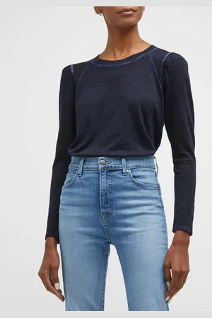 VERONICA BEARD Mason Long Sleeve Baseball Tee