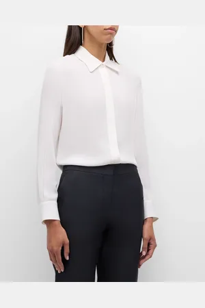Giorgio Armani Classic Button Down Silk Blouse