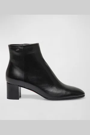 santoni Halfrida Napa Zip Ankle Booties
