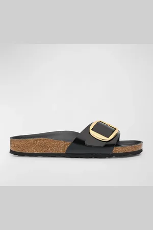 Birkenstock Madrid Leather Buckle Easy Sandals