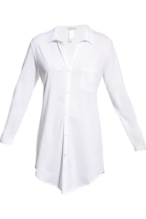 Hanro Cotton Deluxe Boyfriend Sleepshirt