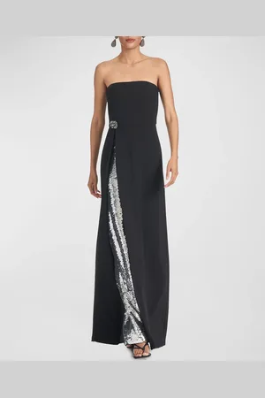 Sachin & Babi Ivy Strapless Sequin & Crystal Gown