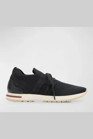 Loro Piana Knit Lace-Up Runner Sneakers