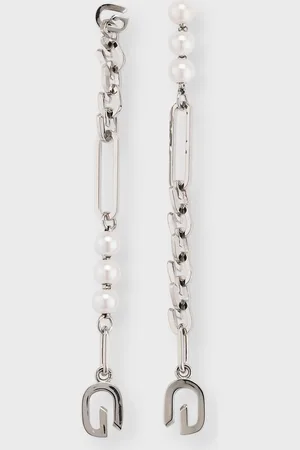 Givenchy G-Link Pearly Drop Earrings