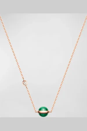 PIAGET 18k Possession Malachite Pendant Necklace