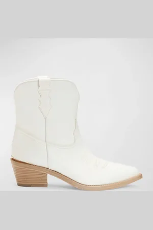 Partlow Boots Julia Leather Western Ankle Booties