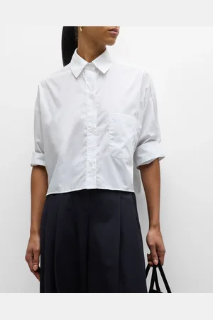 TWP Next Ex Cropped Shirt in Superfine Cotton