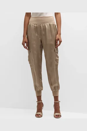 Cinq A Sept Tous Les Jours Giles Satin Jogger Pants