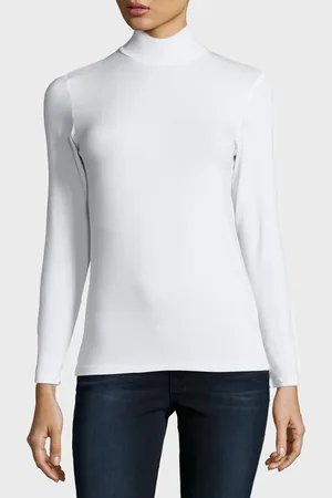 Majestic Soft Touch Mock Turtleneck Top
