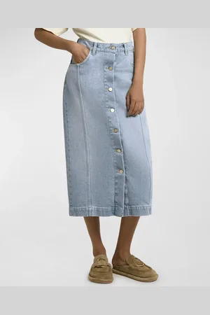 Moncler Denim Midi Skirt