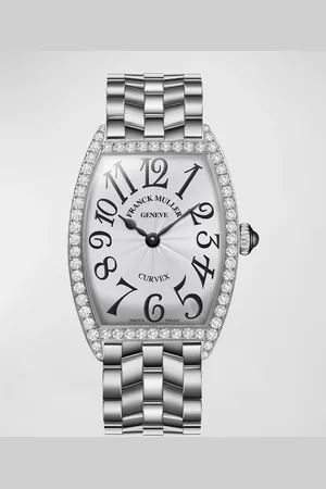 FRANCK MULLER Ladies Curvex Stainless Steel Diamond Watch