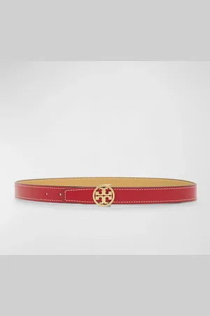 Tory Burch Miller Reversible Smooth Leather Belt
