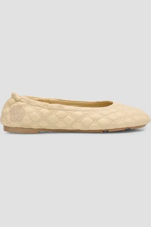 Burberry Sadler Quilted Lambskin Ballerina Flats