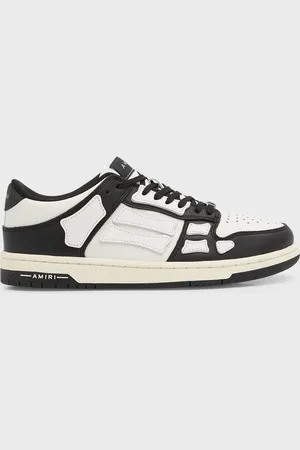AMIRI Skel Bicolor Leather Low-Top Sneakers