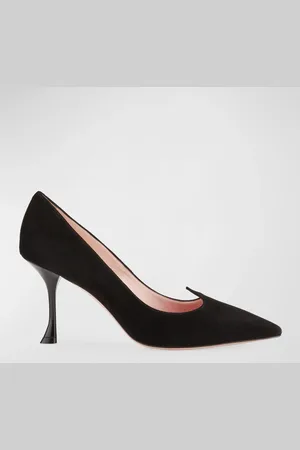 Roger Vivier I Love Vivier Heart-Shaped Suede Pumps