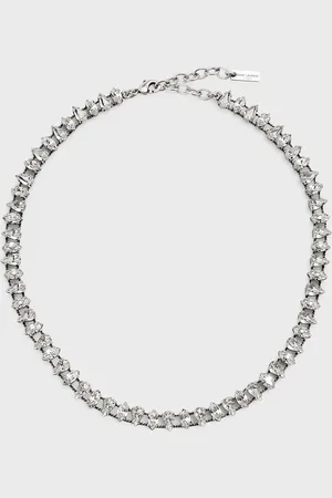 Saint Laurent Pear Rhinestone Choker
