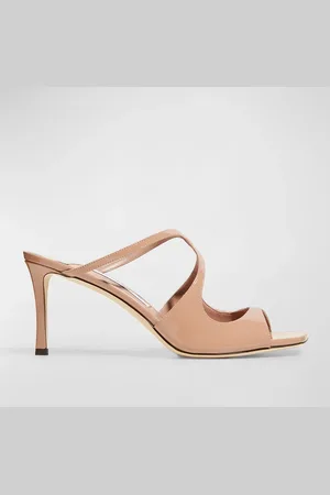Jimmy Choo Anise Patent Leather Slide Sandals