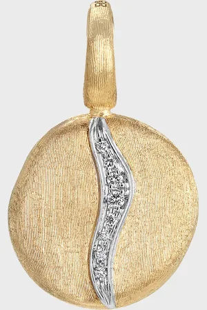 Marco Bicego 18k Jaipur Small Pendant with Diamond Pave Accent