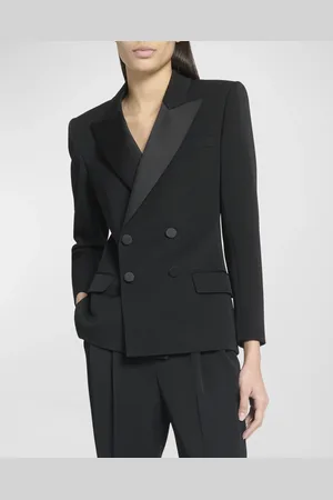 Saint Laurent Fitted Tuxedo Blazer Jacket