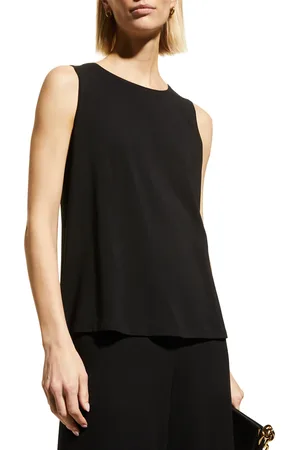 Eileen Fisher Scoop-Neck Jersey Knit Tank Top