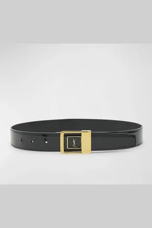 Saint Laurent YSL Patent Leather Belt