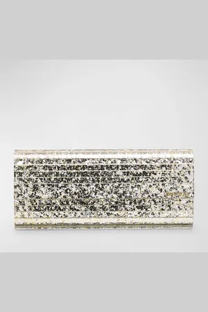 Jimmy Choo Sweetie Glitter Clutch Bag