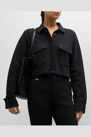 Lune Active Moon Cropped Knit Blouse