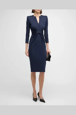 Giorgio Armani Tab Front Jersey Dress