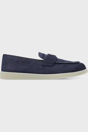 Prada Saint Tropez Suede Loafers