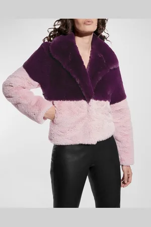 AS by DF Holden Two-Tone Faux Fur Chubby Coat