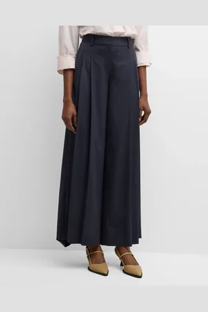 TWP New Didi Wool-Blend Wide-Leg Pants