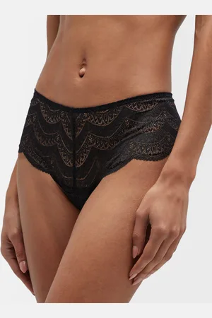 Simone Pérèle Karma Geometric Lace Boyshorts
