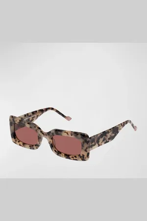 Le Specs DAMNEDEST Tortoise Acetate Rectangle Sunglasses