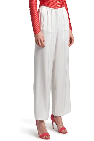 Giorgio Armani Silk Relaxed-Leg Trousers